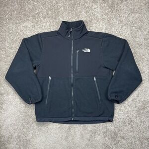 The North Face Denali Polartec Black Fleece Full Zip Jacket Medium